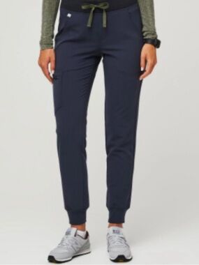 Women's Navy Drawstring Jogger Pants